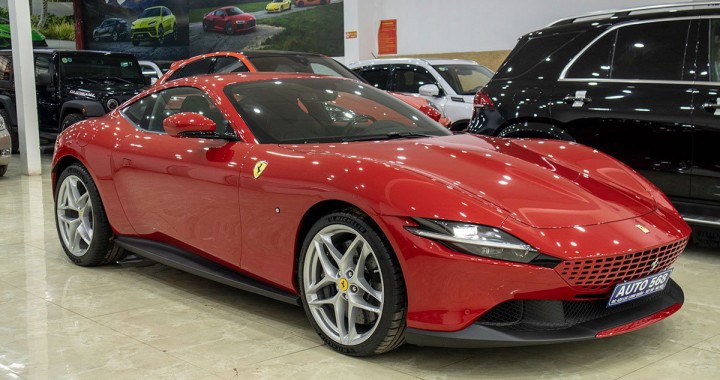 Cận cảnh xe Ferrari Roma màu đỏ Rosso 'độc nhất' Việt Nam, nhiều điểm khác biệt với chiếc đầu tiên